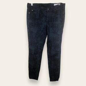 Two by Vince Camuto Acid Wash Black & Blue Slim Cut Jeans Size 26/2